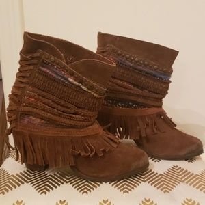 Naughty Monkey Leather Boots